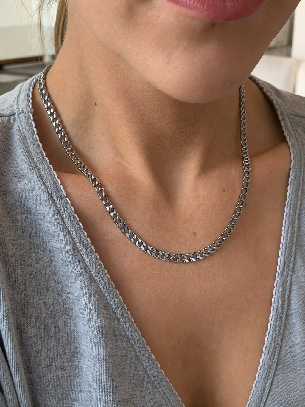 Signature Curb Chain Necklace