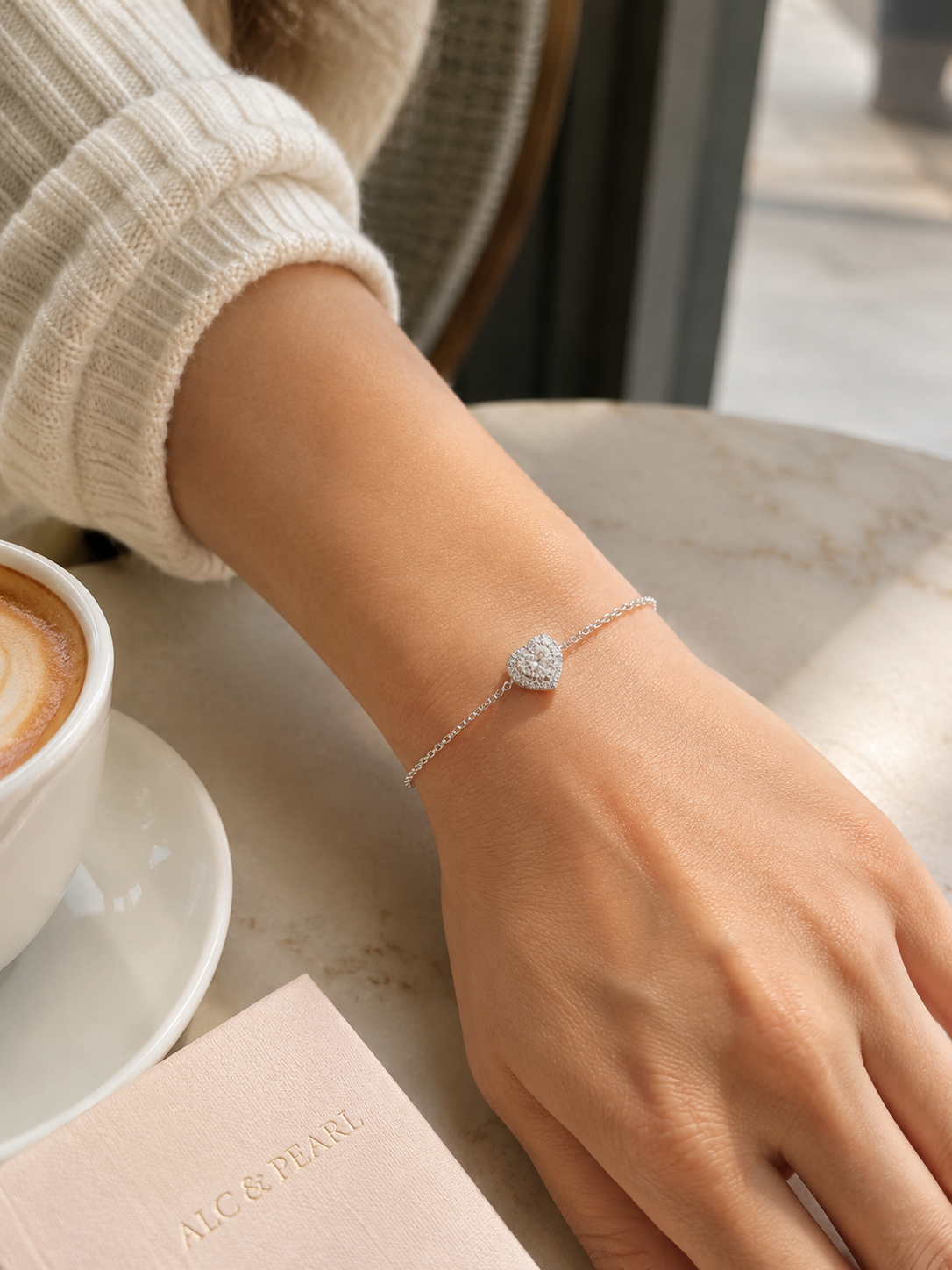 Eternal Heart Moissanite Bracelet