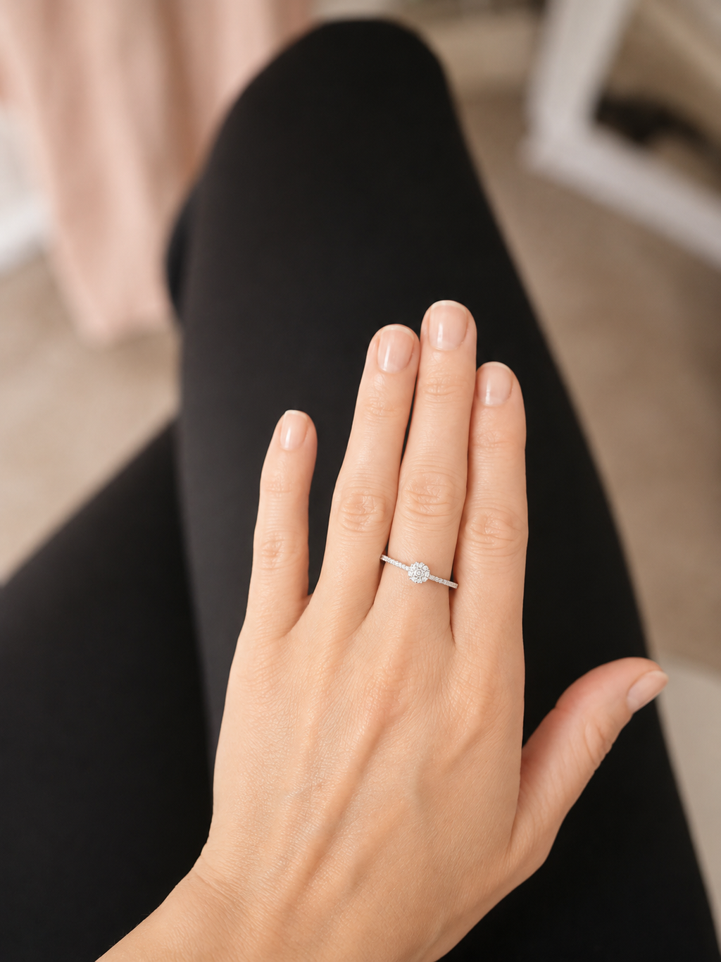 Starlight Halo Ring