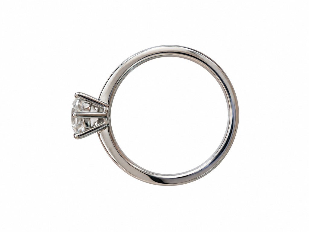 The Amanda Moissanite Solitaire Ring
