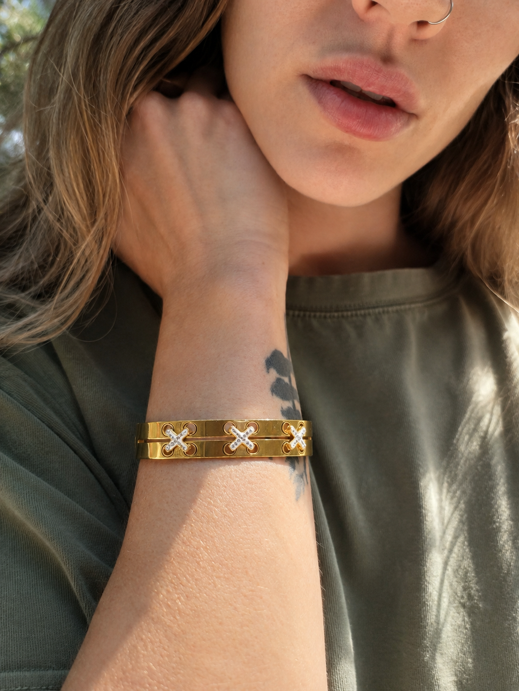 Harbor Criss Cross Cuff